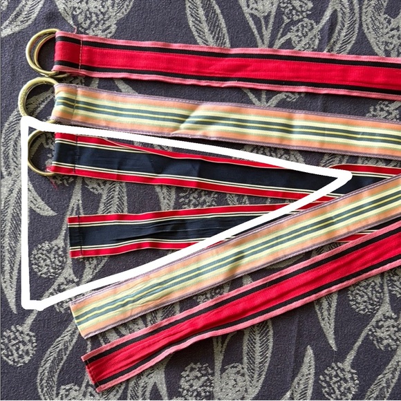 Striped Ribbon Belt - Picture 4 of 4